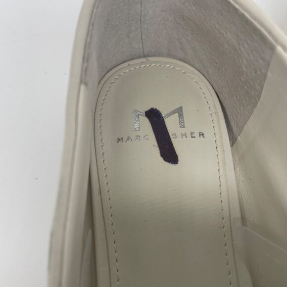 Marc Fisher Women's Elenda Slip On Embellished Loafer Flats White Size 7.5 M - Picture 8 of 15